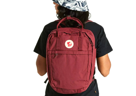 FJÄLLRÄVEN - 瑞典北極狐【狐狸袋】S/F CAVE PACK 2024 新款 背包手提包 23231-326  OX RED