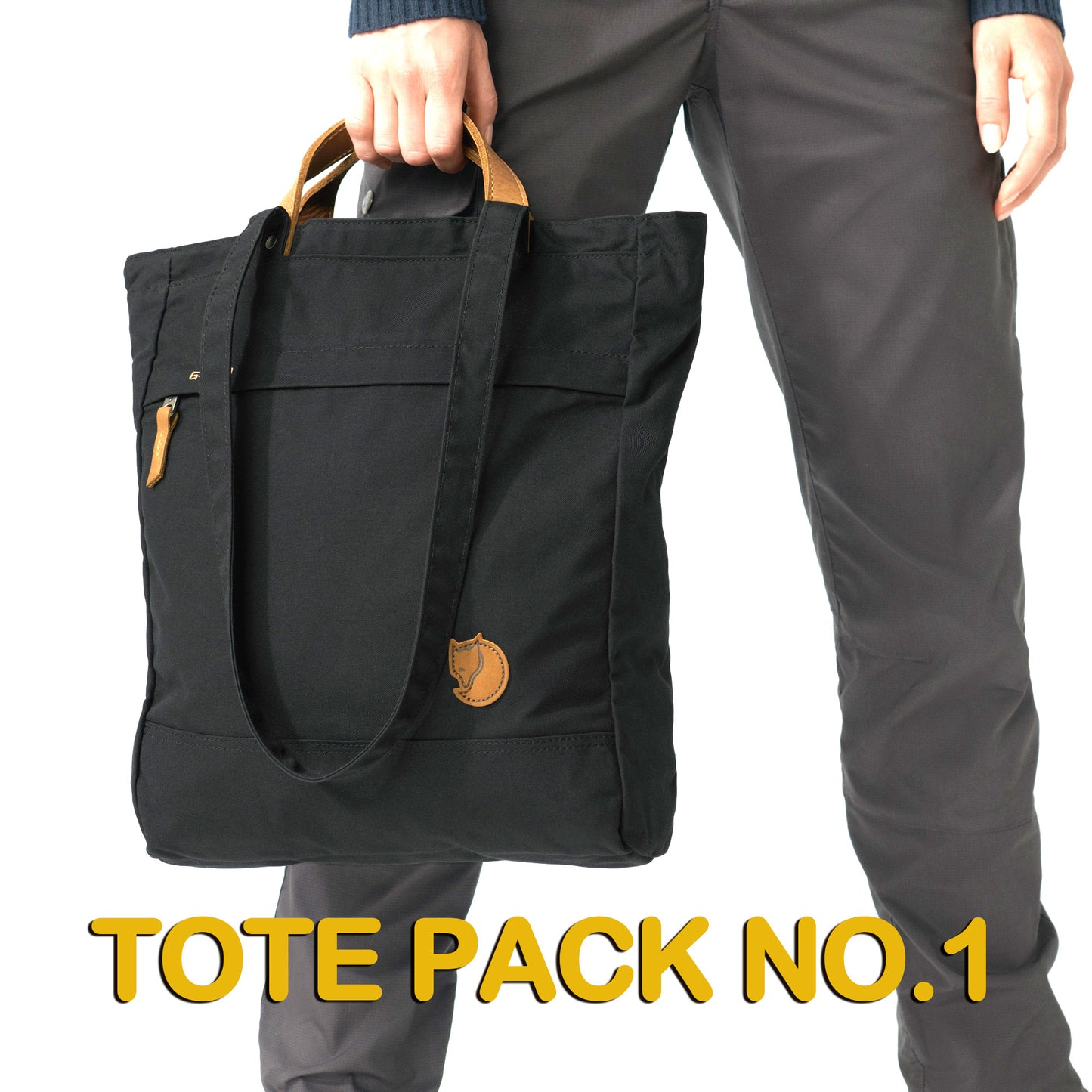 FJÄLLRÄVEN - 瑞典北極狐【狐狸袋】TOTEPACK NO. 1 手提兩用背包  24203-550 BLACK