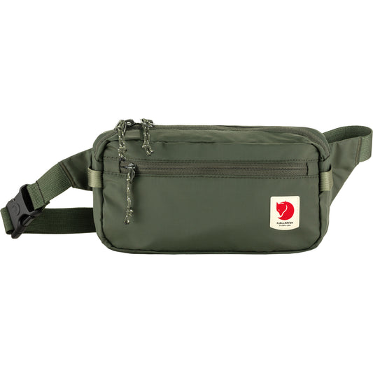 FJÄLLRÄVEN【狐狸袋】HIGH COAST HIP PACK 斜揹袋腰包 23223-623  MOUNTAIN GREEN