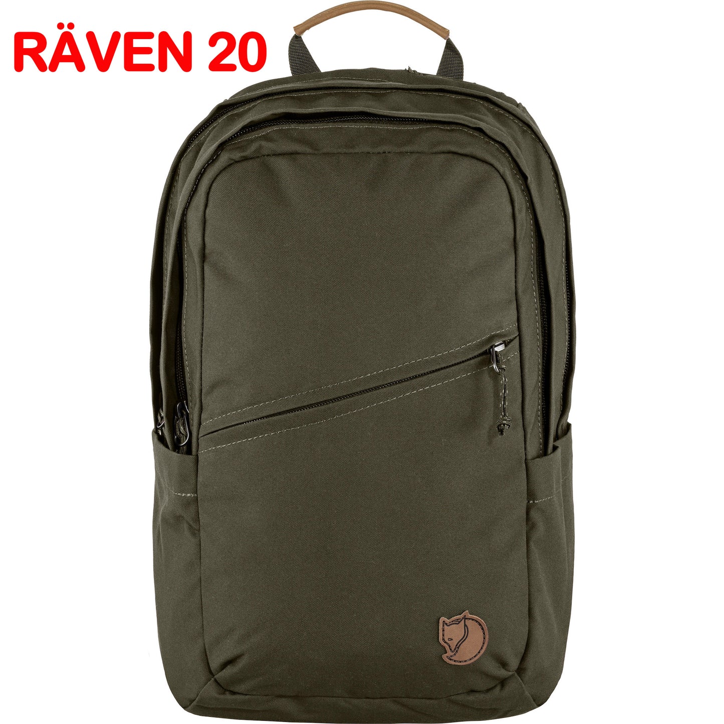 FJÄLLRÄVEN - 瑞典北極狐【狐狸袋】Raven20 Daypack 日用筆電15寸背包20L   23344-633 DARK OLIVE