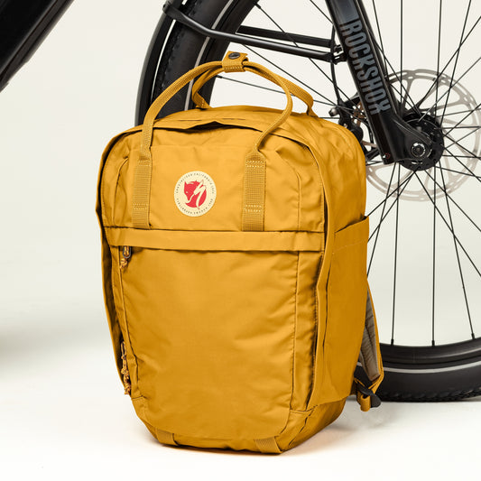 FJÄLLRÄVEN - 瑞典北極狐【狐狸袋】S/F CAVE PACK 2024 新款 背包手提包 23231-160  OCHRE