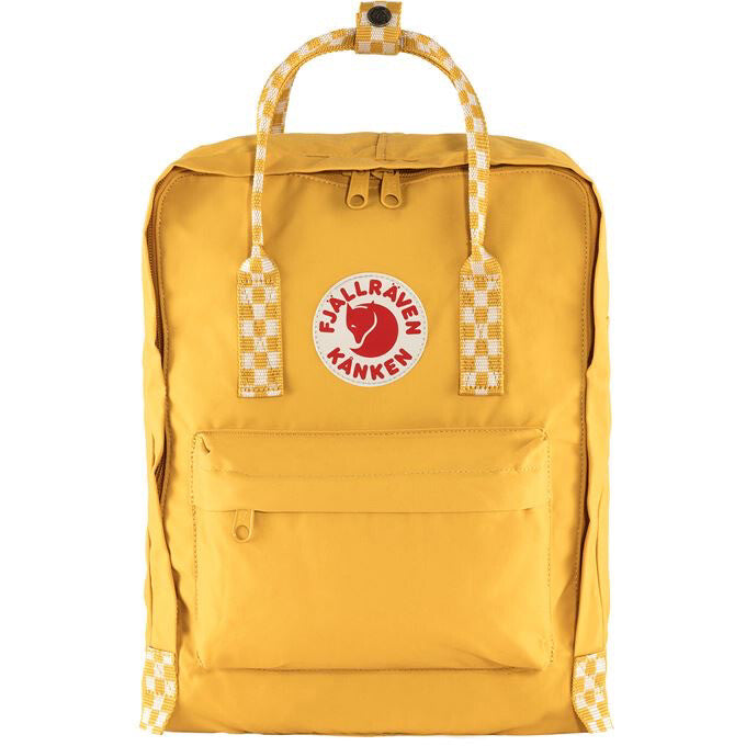 FJÄLLRÄVEN - 瑞典北極狐【狐狸袋】KÅNKEN 16L 背囊 書包 School bag outdoor backpack 23510-160-904  OCHRE / CHESS PATTERN