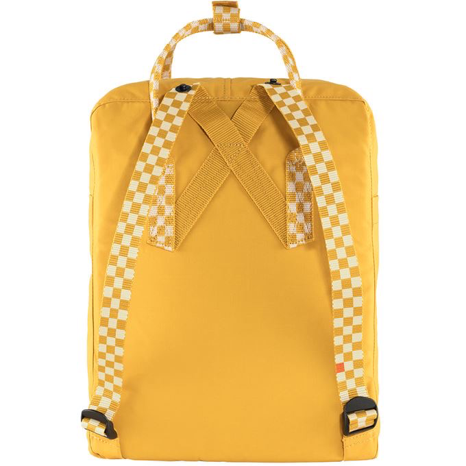 FJÄLLRÄVEN - 瑞典北極狐【狐狸袋】KÅNKEN 16L 背囊 書包 School bag outdoor backpack 23510-160-904  OCHRE / CHESS PATTERN